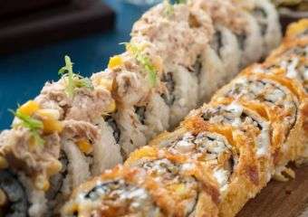 Cafe Nova Kokoro sushi rolls
