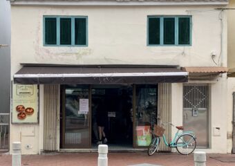 Lord Stow's Bakery front shop view Coloane Village