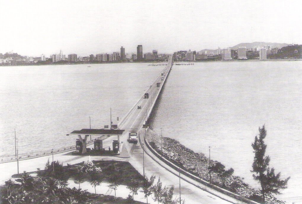 Nobre de Carvalho Bridge With Fee Collecting Station