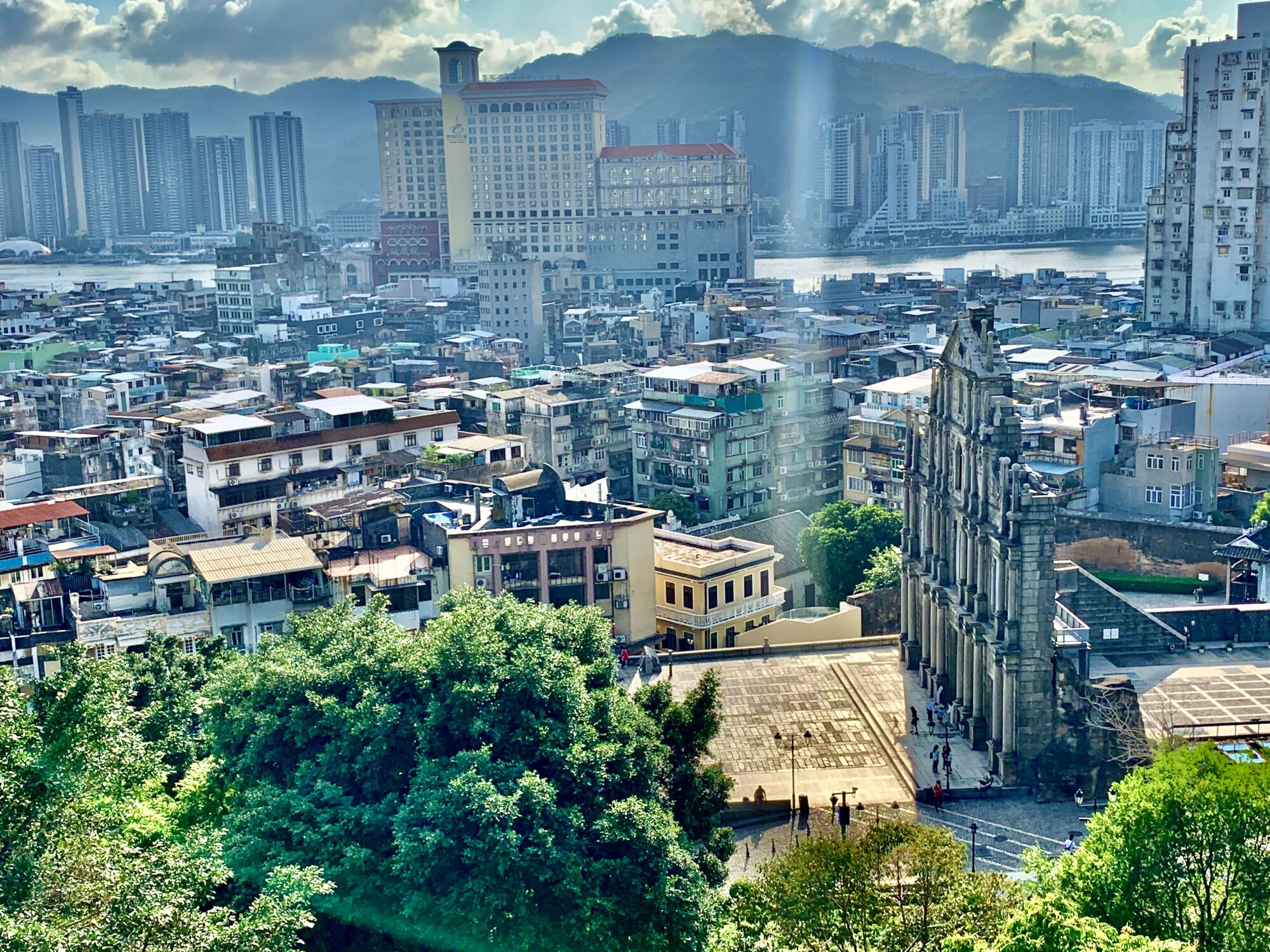 Ruins of St Paul from Mount Fortress Upstairs Macau Lifestyle