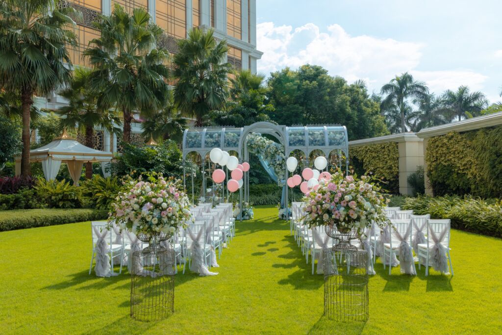 The Ritz-Carlton, Macau5M9A8067 – RC outdoor wedding venue set up (front view)