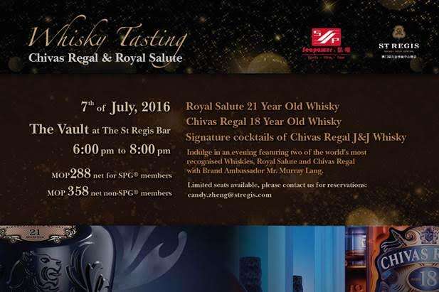 Whisky Event in St Regis Macao