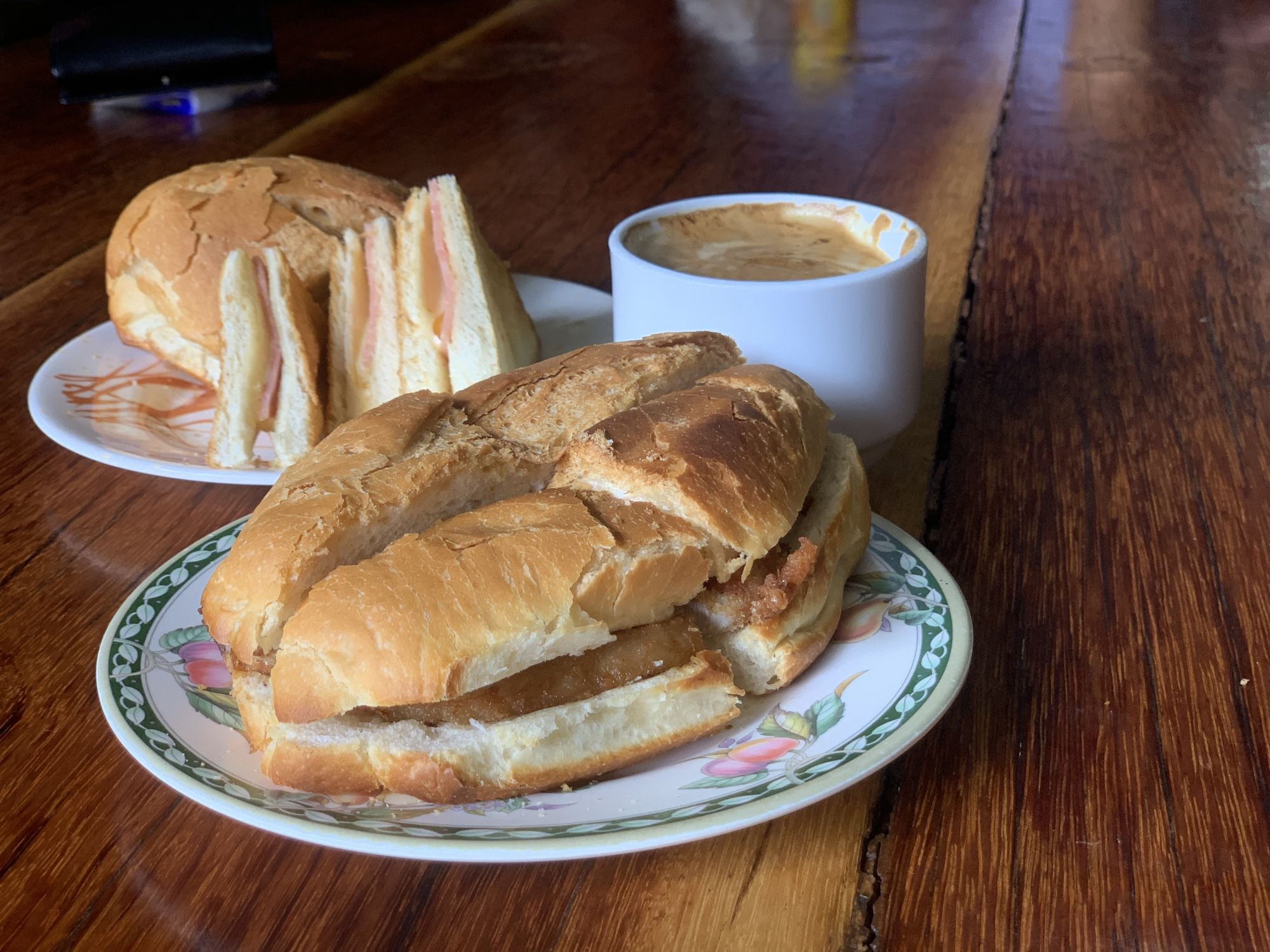 Pork Bun Sandwiches and Coffee from Hon Kee Cafe Macau Lifestyle