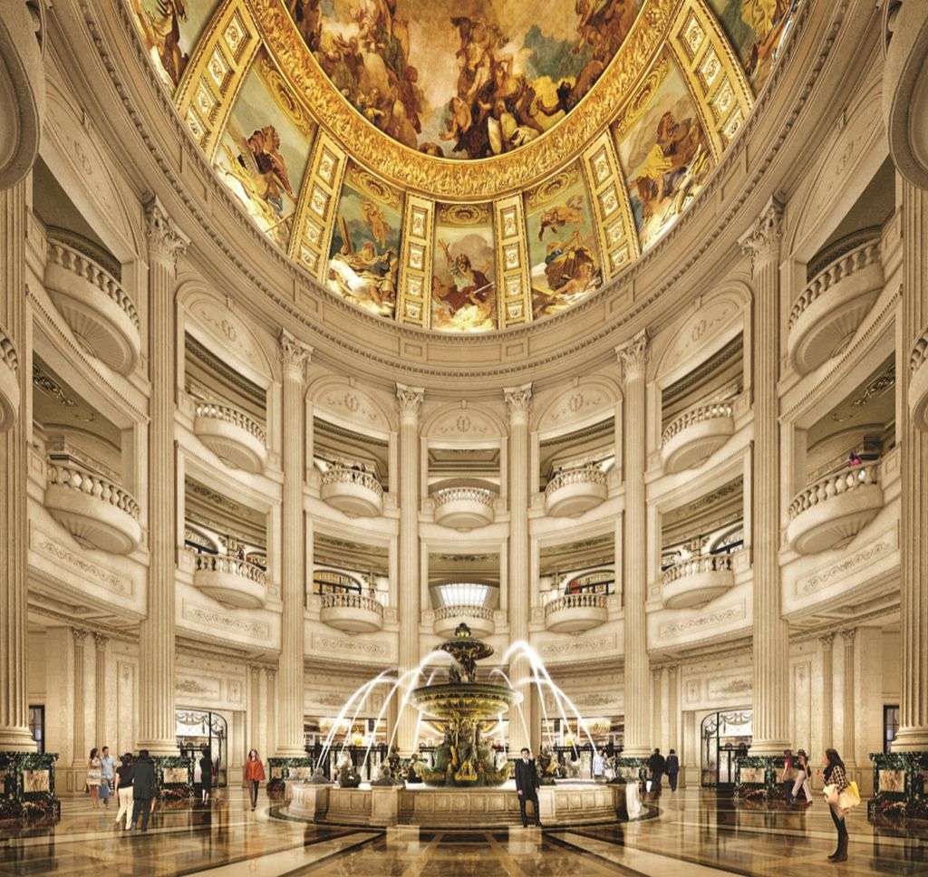 The Parisian Macao Rotunda in hotel lobby