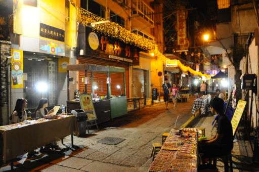 The night market in Macau