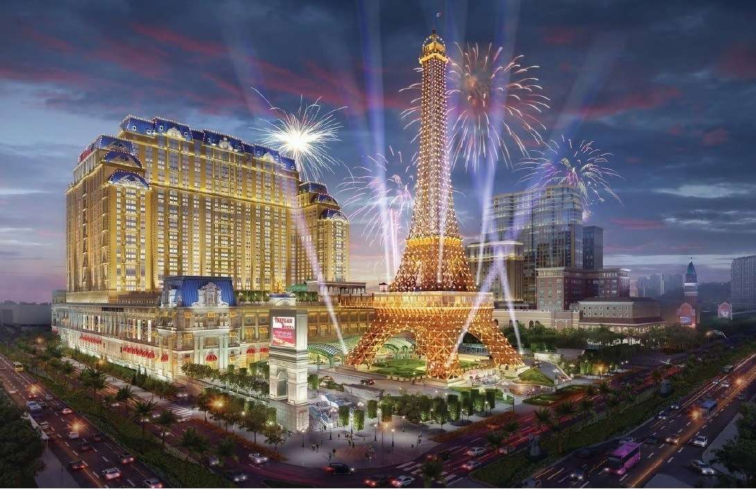 Artist's rendering of the Parisian Macao hotel and resort