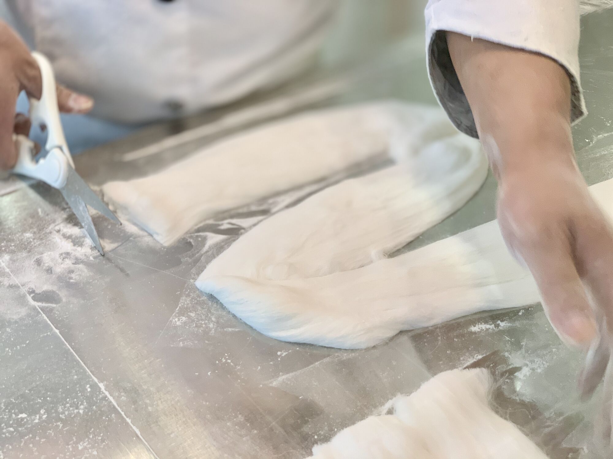 Yau Kei Dragon Beard Candy Interior Candy Being Made Detail Macau Lifestyle