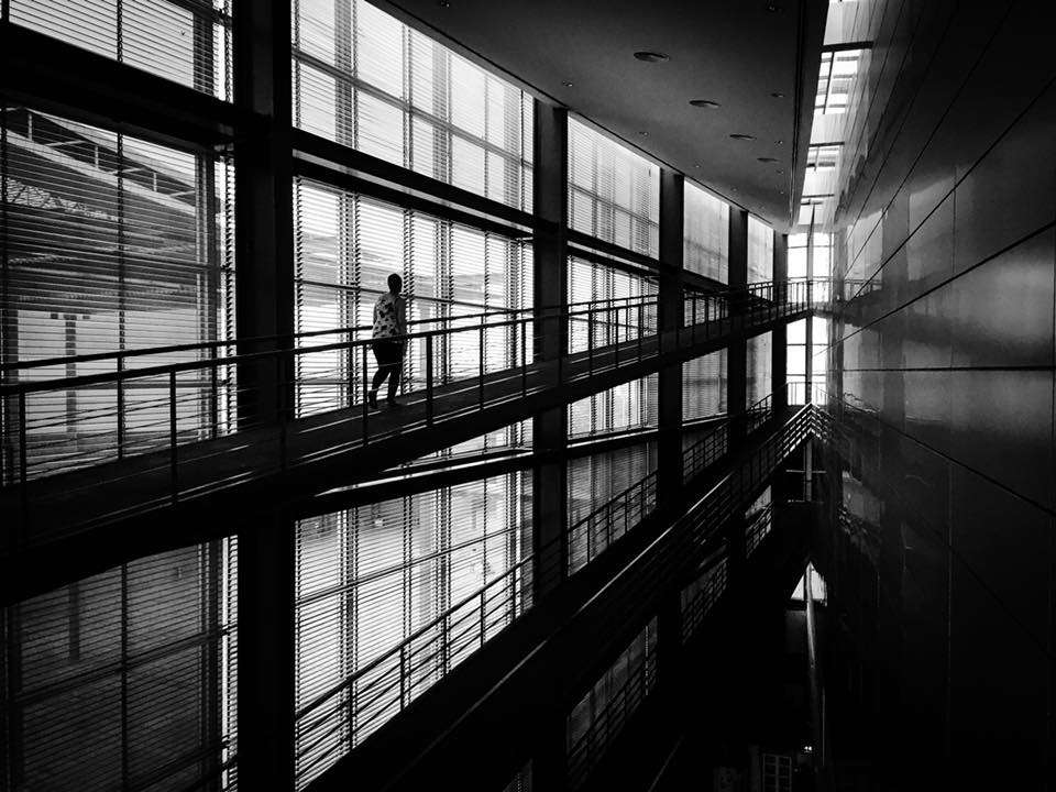 Interior shot of a building 