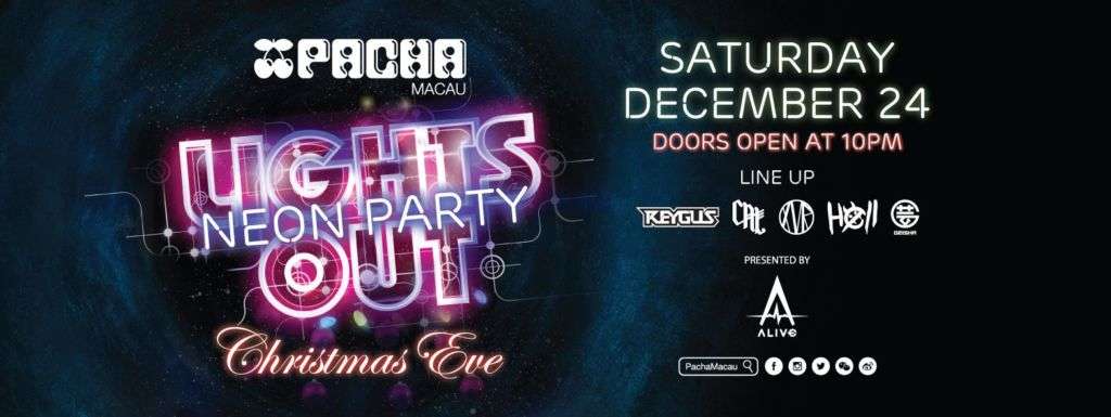 Lights Out Neon Party - Christmas at Pacha