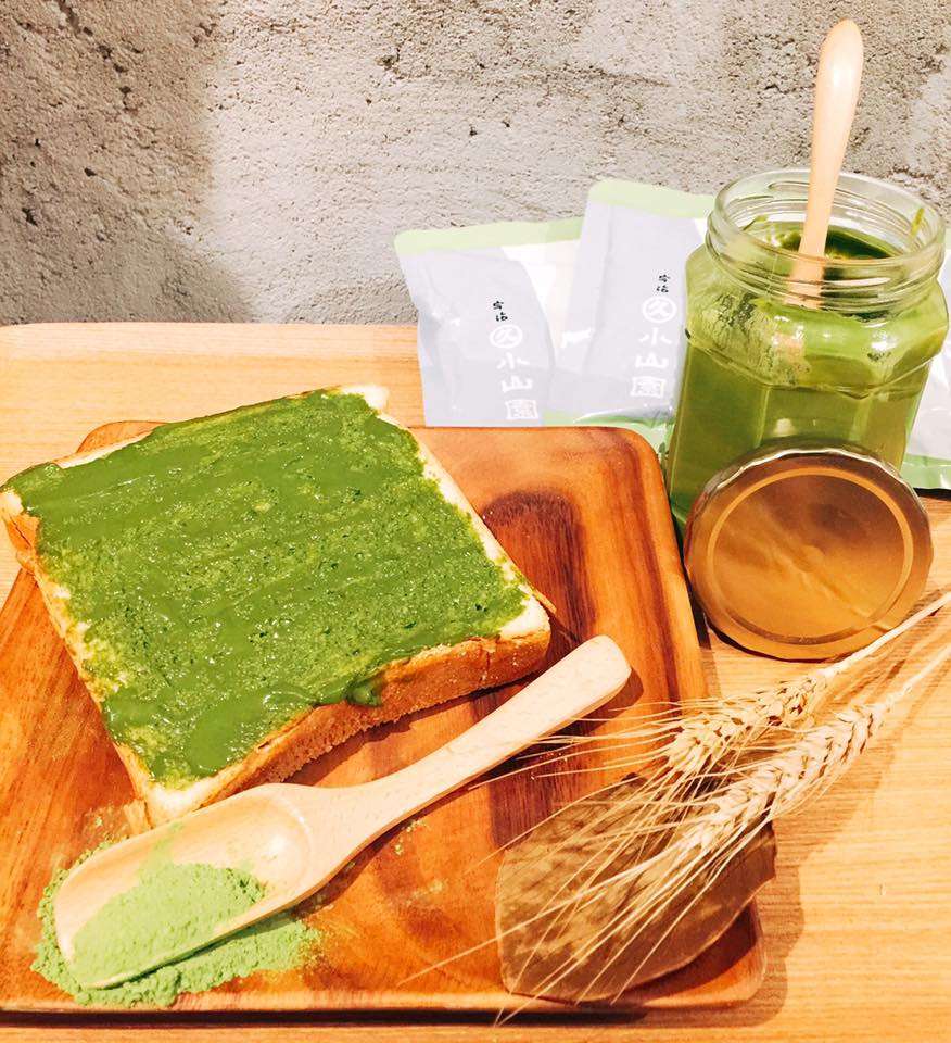 Matcha toast