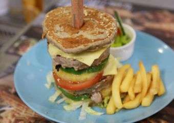 Paddington House of Pancakes burger