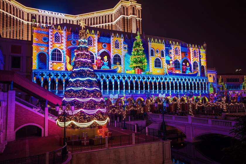 Venetian 3D Light Show 2