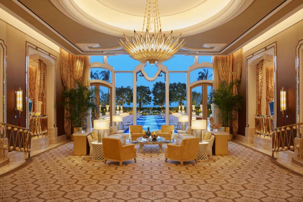 Living room area of Wynn Palace Garden Villa in Macau