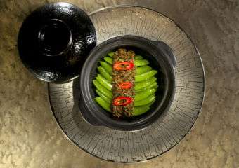 Man Ho_Honey Beans Sauteed with Preserved Choi Sum