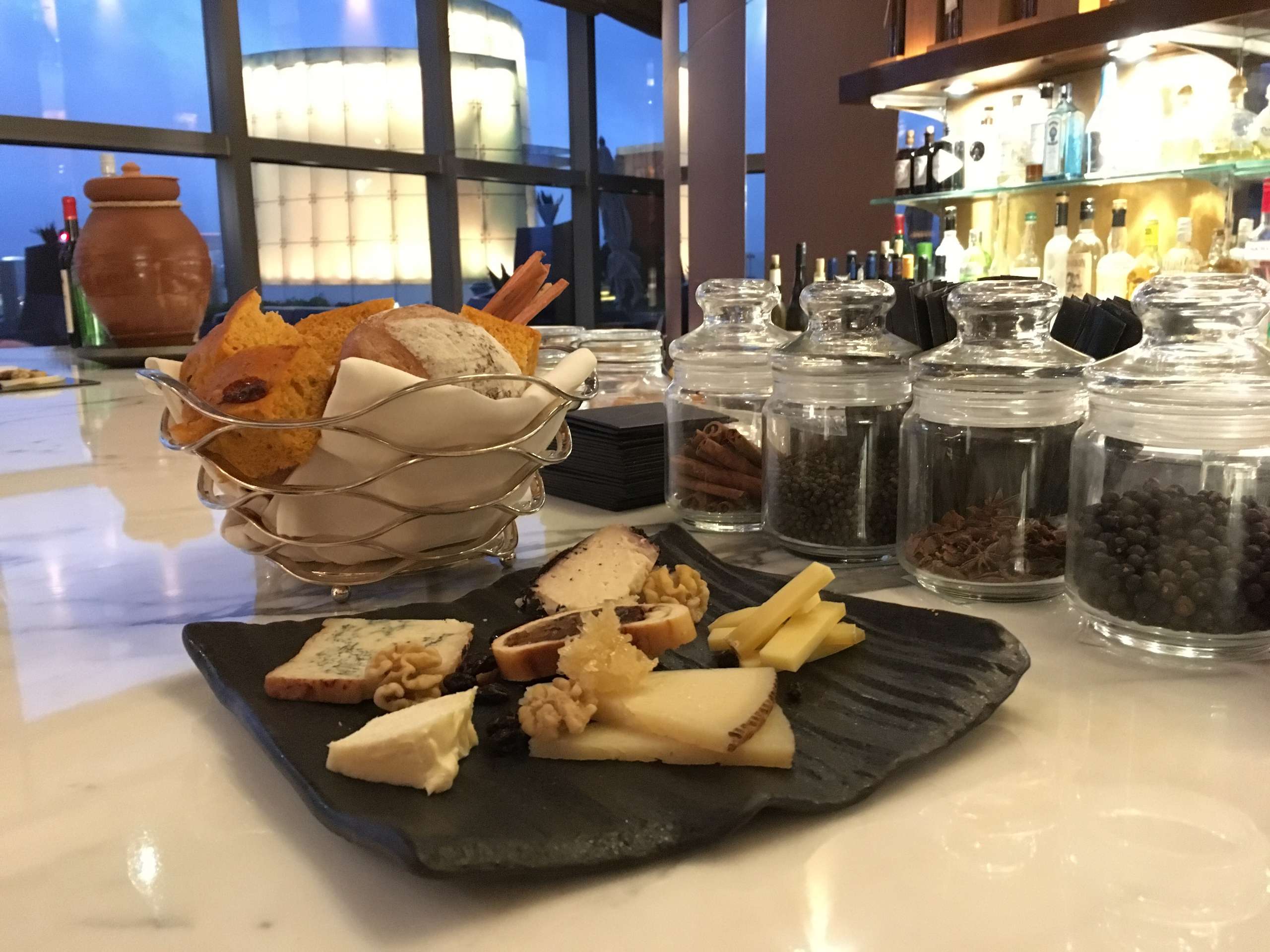 Aurora cheeseboard at Hotel Altira