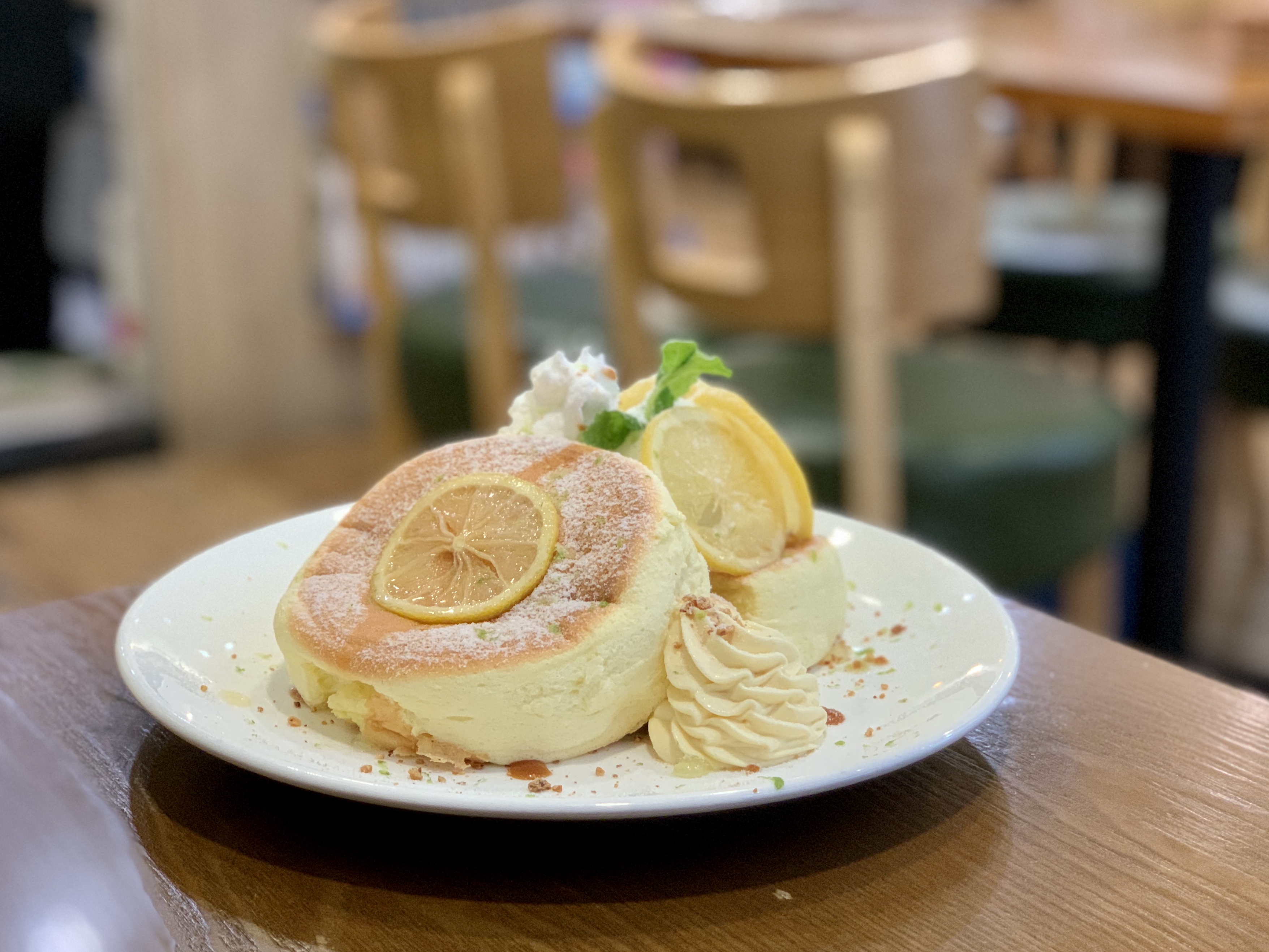 Lemon Pancakes The Joy of Living Cafe Indoors Macau Lifestyle