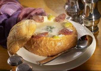 Classic Blend of Potato Puree, Spinach and Portuguese Sausage1 Round-The-Clock Coffee Shop