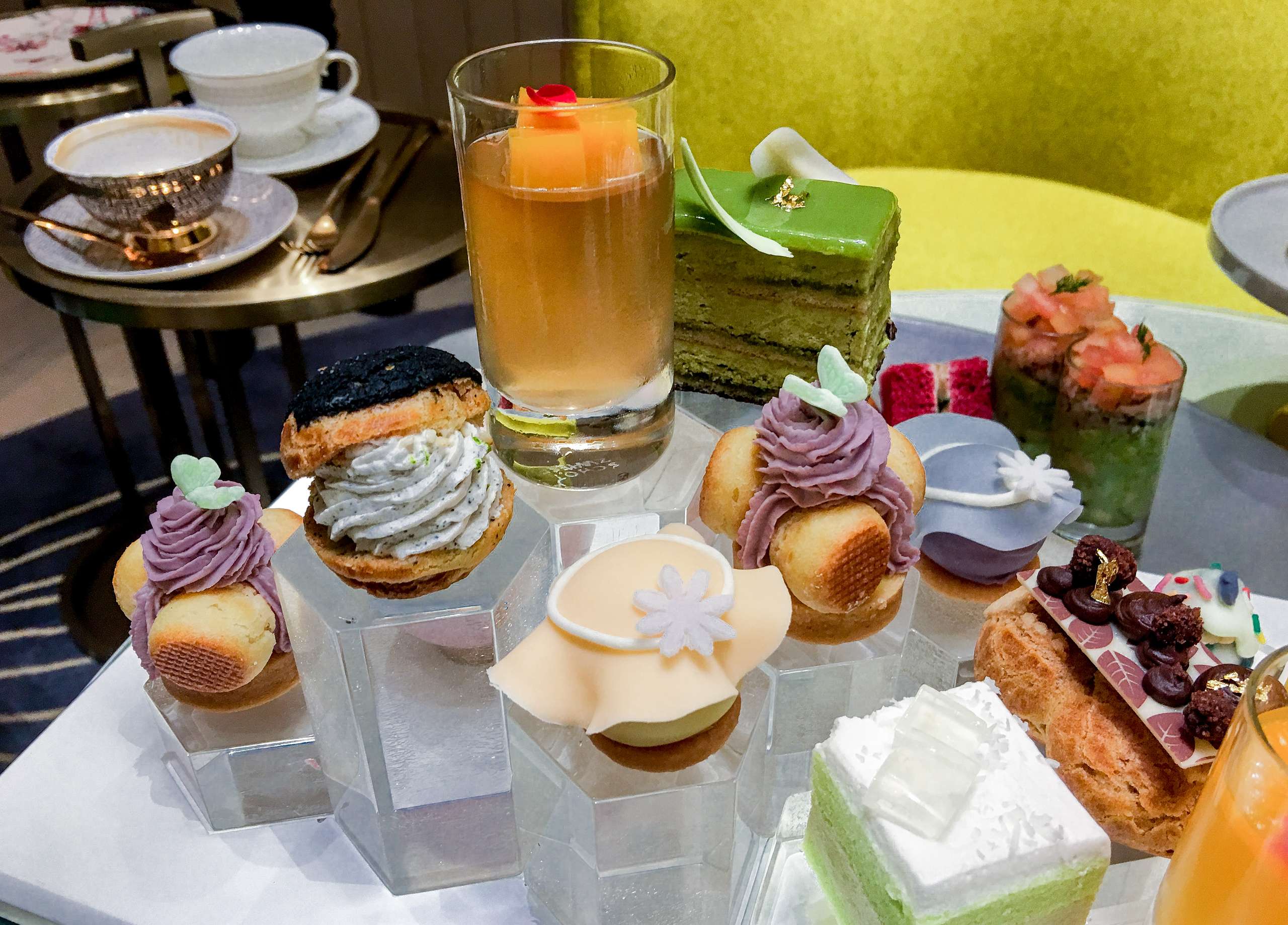 An assortment of sweets at Cha Bei's afternoon tea