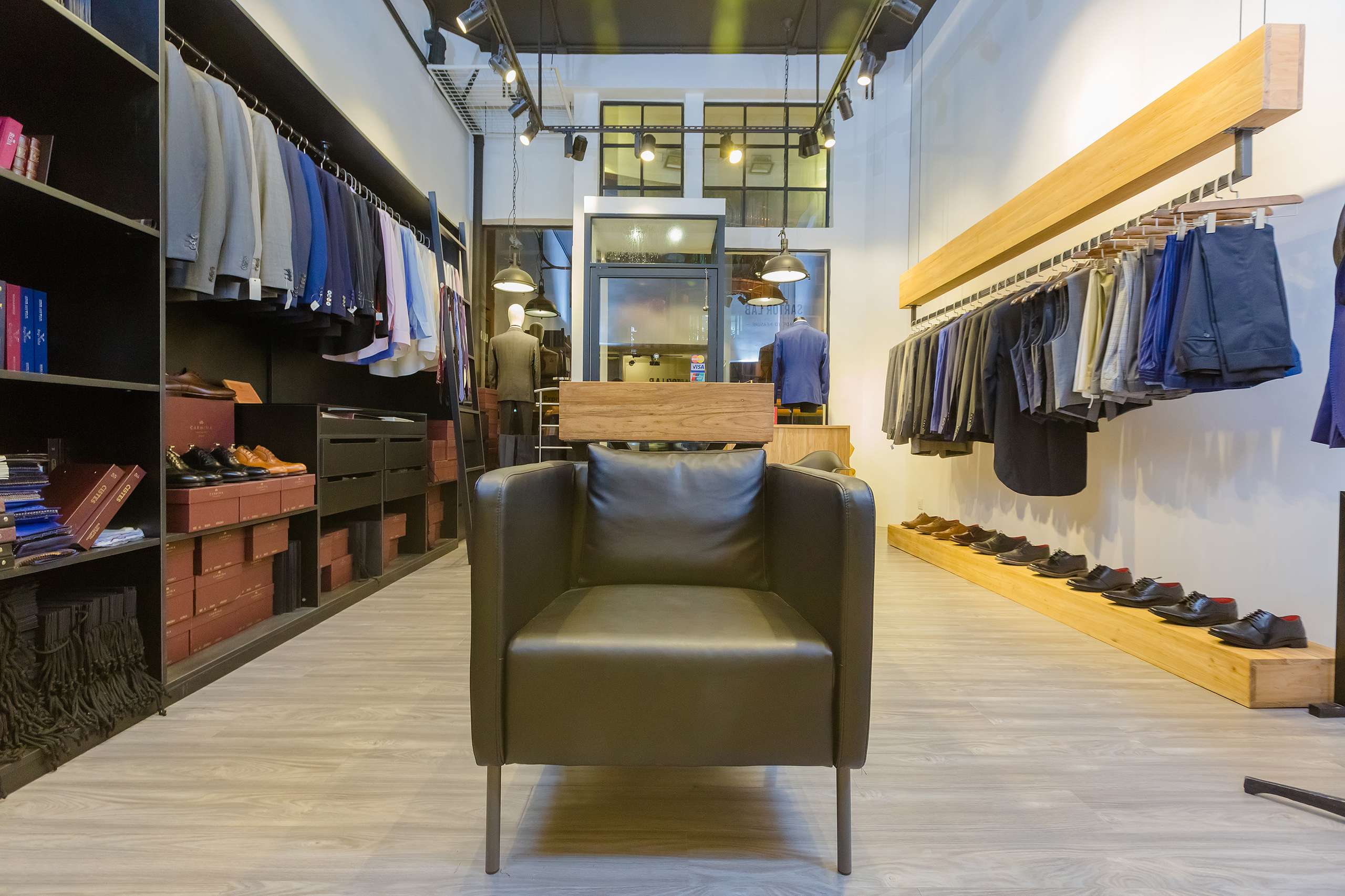 Interior shot of Sartor lab Macau tailors