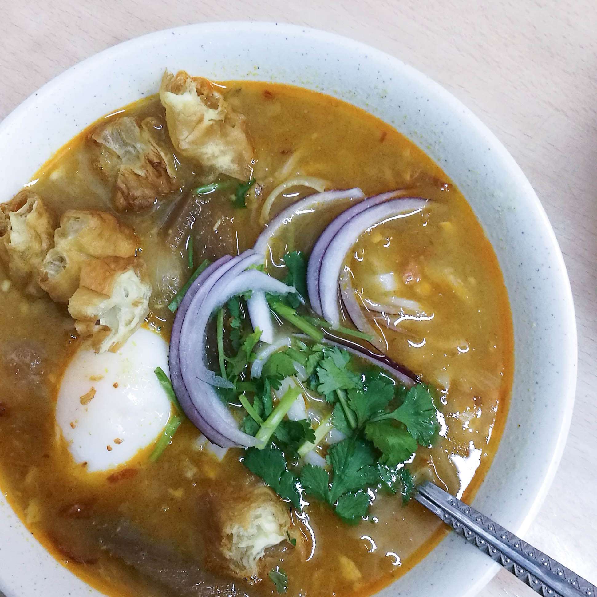 Burmese fish noodle soup