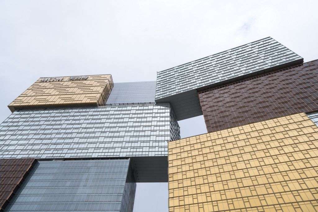 Front view of MGM Cotai 