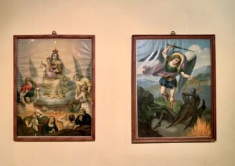 Paintings Inside the Treasure of Sacred Art of St Dominics Church Indoor Macau Lifestyle