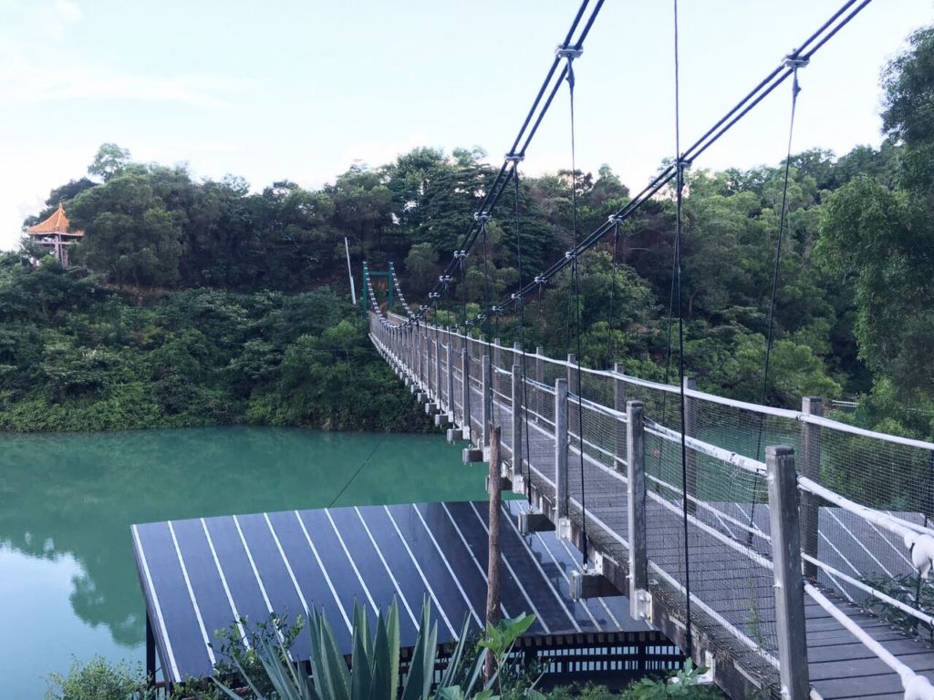 Hanging bridge at Coloane