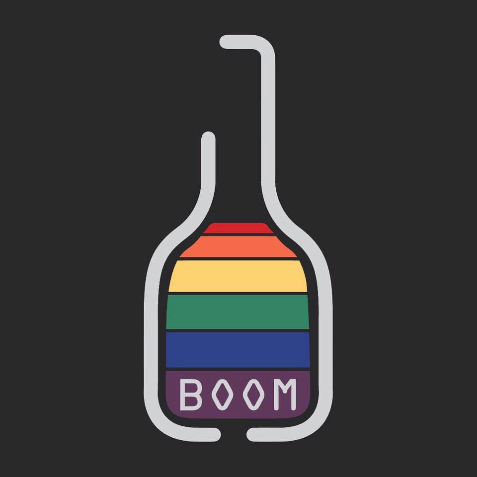 Logo for Boom Bar gay bar in Taipa, Macau