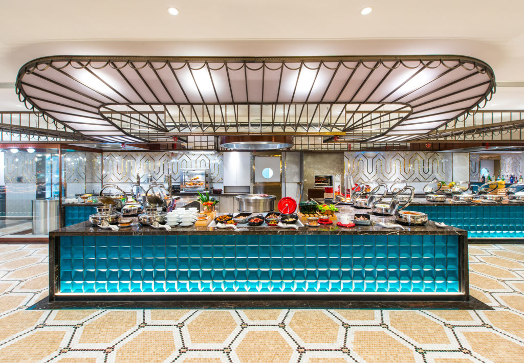 Buffet at Brasserie de Paris in Legend Palace Hotel in Macau