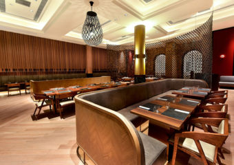 Dining room at Infinite restaurant in Macau