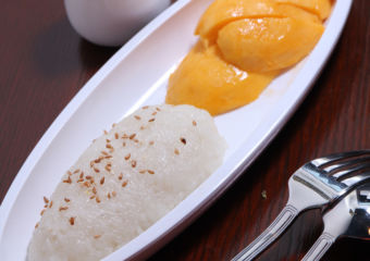 Sawasdee mango rice dish