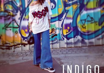 Flaired jeans from Indigo shop in Macau