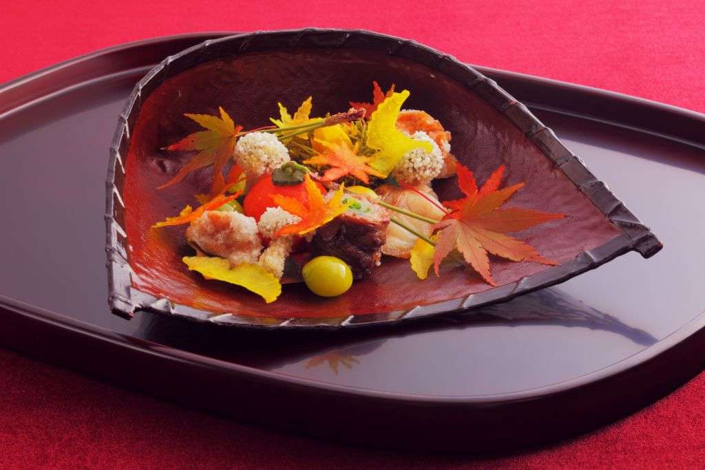 Dish by Chef Kazuo Takagi at Whisk in Hong Kong. 