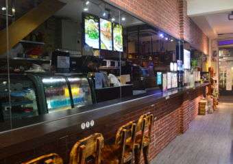 Shot of interior of Lavish Gourmet restaurant in Macau