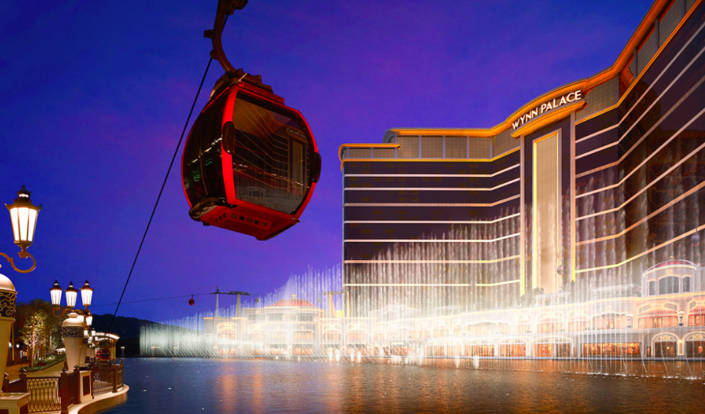 Wynn Palace Cotai and skycab