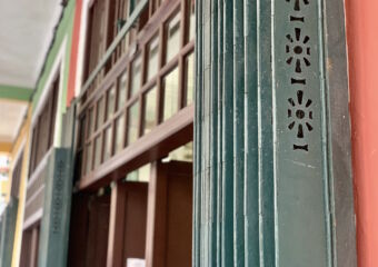 Patane Library Exterior Iron Doors Green Macau Lifestyle