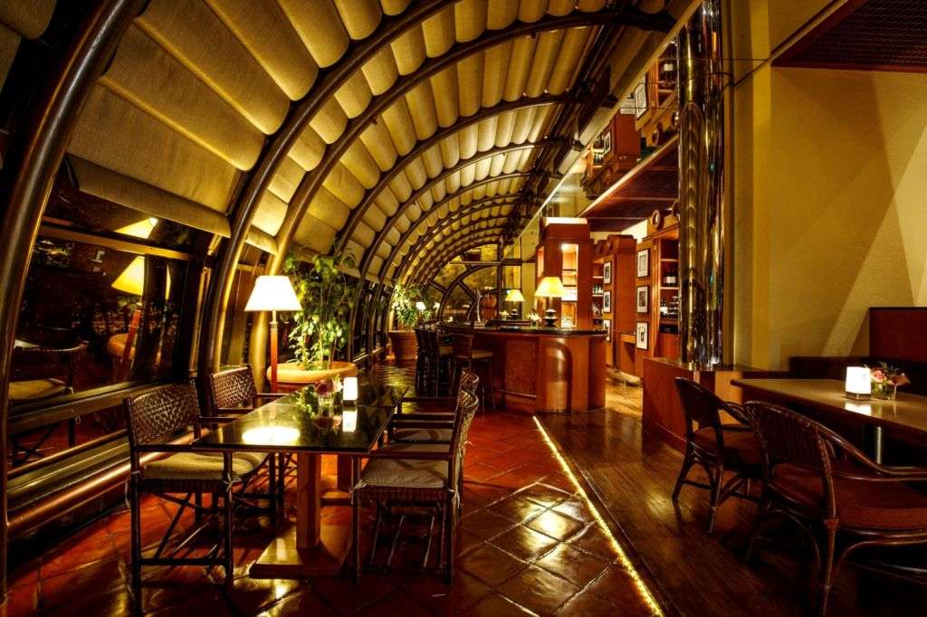 The Green House bar and lounge at the Regency Art Hotel in Taipa, Macau.