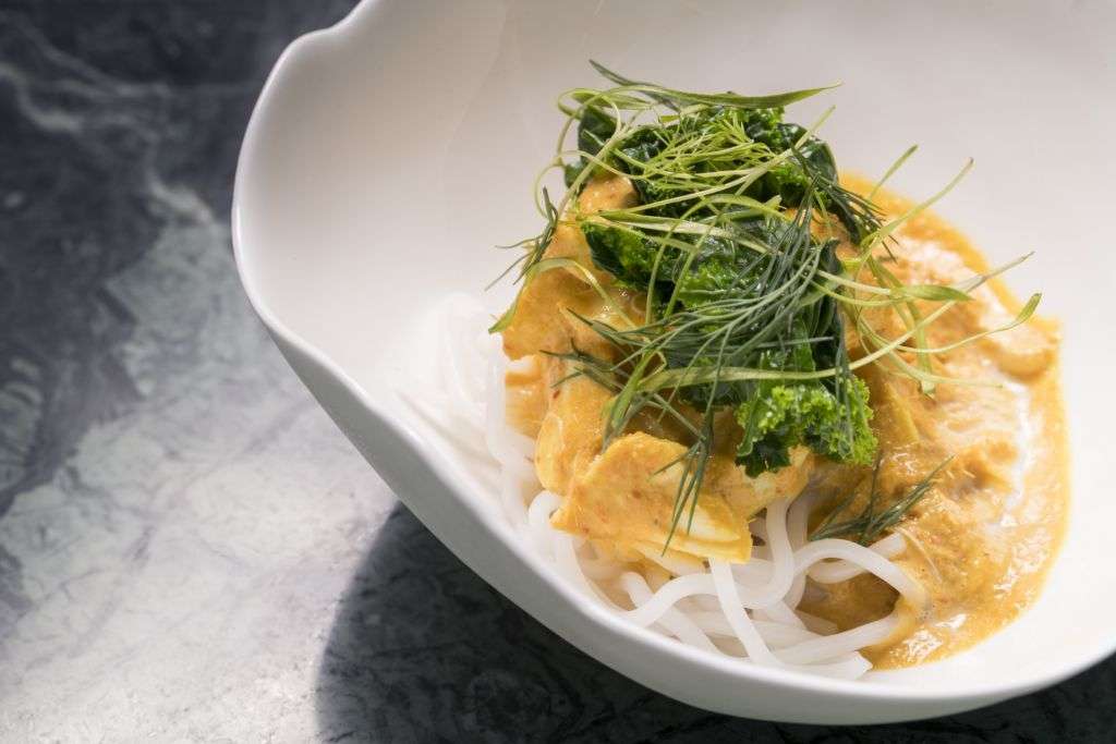 A dish at the Michelin Guide Street Food Festival in Macau