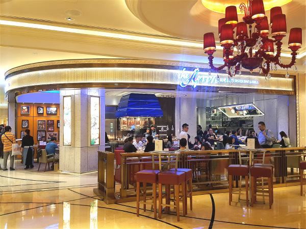 The exterior of The Apron restaurant in Galaxy Macau