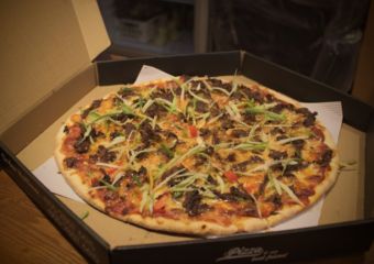 A Korean beef pizza from Honest Pizzeria in Macau