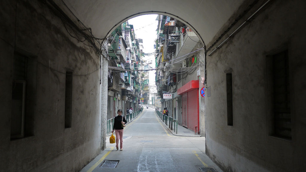 Tunnel close to Rua de Nossa Senhora do Amparo in Macau Haunted places