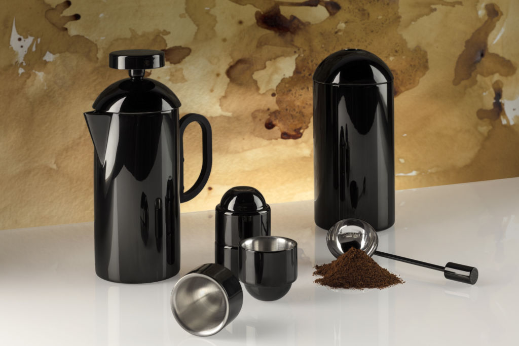 Coffee making equipment designed by Tom Dixon