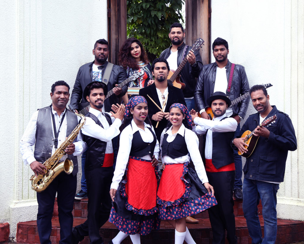The band True Blue from Goa