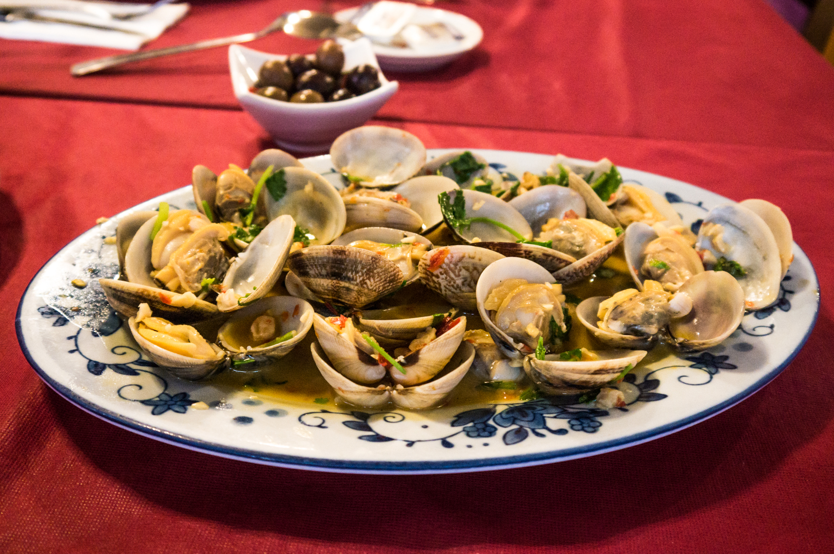 Clams dish at Manuel Cozinha Portuguesa