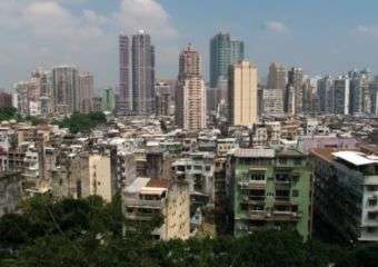 Macau cityscape.