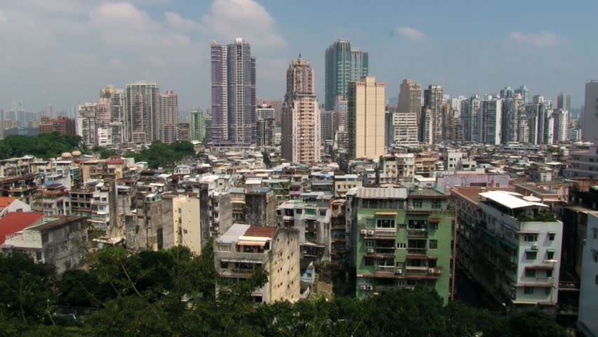Macau cityscape.