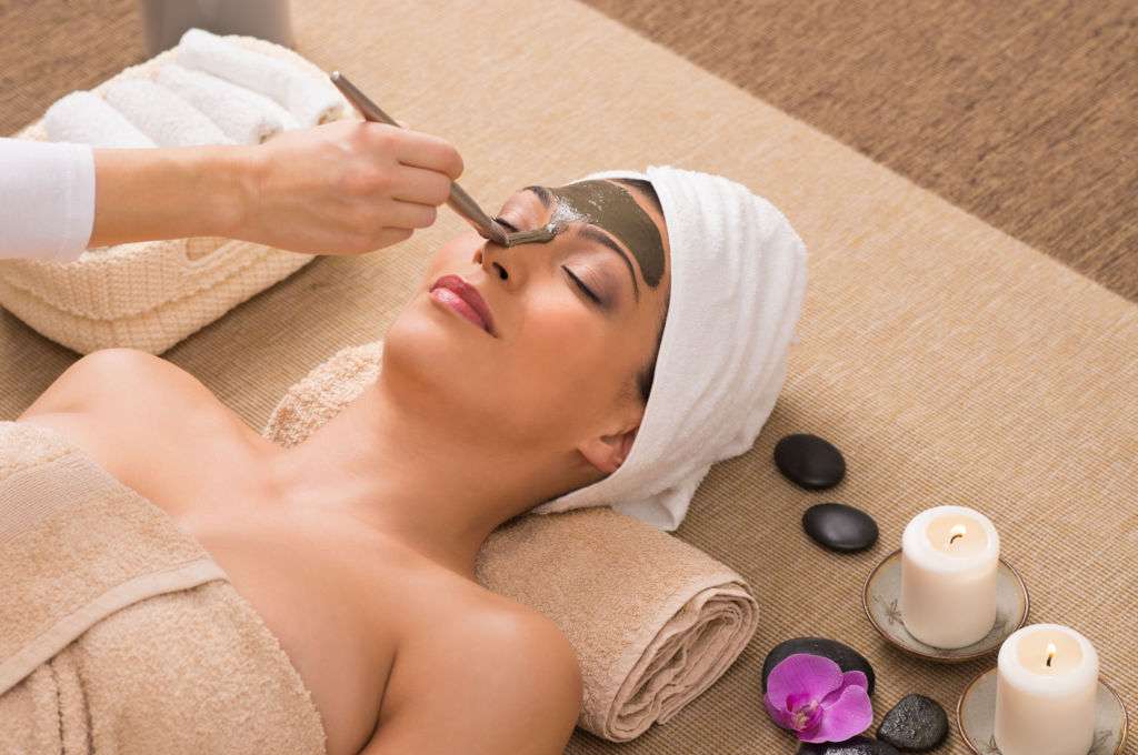 A woman receiving a spa treatment at the Grand Lapa hotel in Macau. 