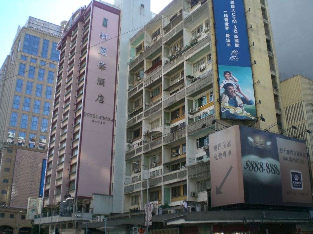 Exterior view of Sintra Hotel in Macau
