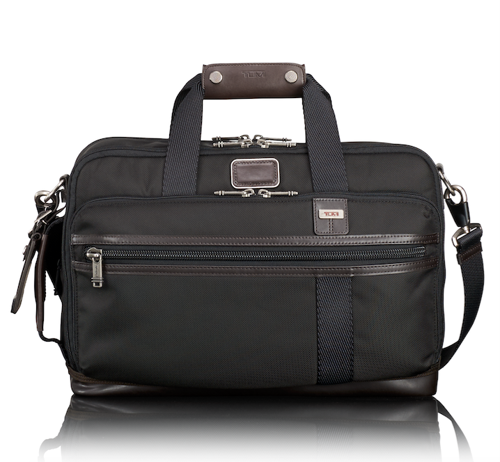 combination briefcase and backpack by TUMI