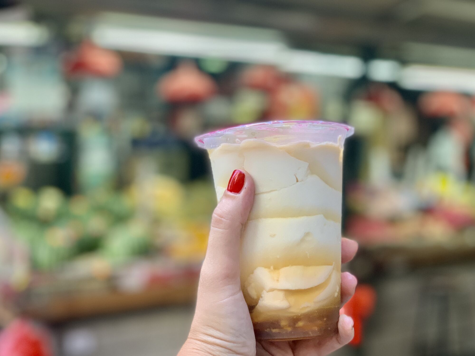 Tofu drink street food horta e costa macau lifestyle